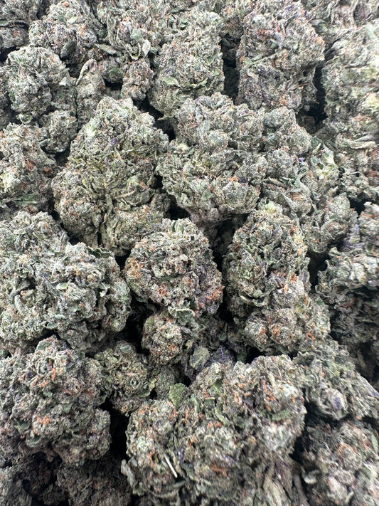 THC-A FLOWER BLACK WIDOW - HYBRID (LIGHT DEP)